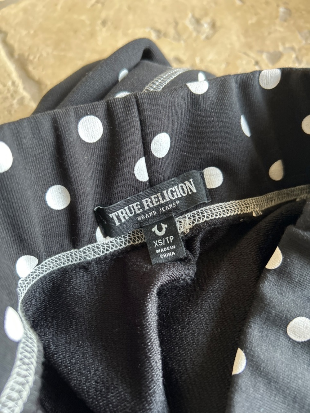 True Religion polka dot fitted zip hoodie set - Picture 9 of 10